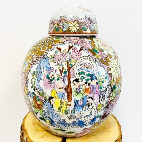Giotto Dibondon Oude man Goed Grote Chinese gemberpot | Woodstock design | Vintage webshop