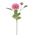 Dahlia roze zijdebloem 60 cm