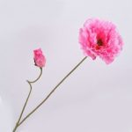Klaproos fuchsia roze 73 cm Silk-ka