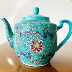 chinese theepot turquoise