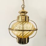 gouden lantaarn lamp vintage metaal