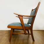 vintage deens design fauteuil gestoffeerd