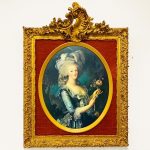 barok schilderij XL Marie Antoinette rococo