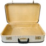 brocante koffer grijs vintage