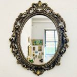 vintage barok spiegel metaal